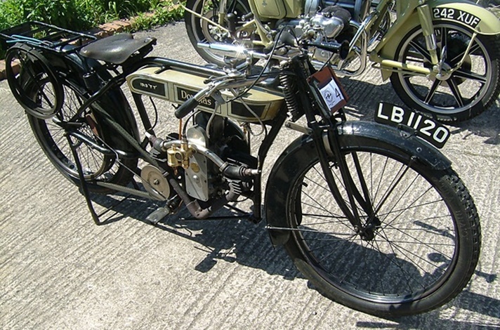 Douglas TT Model motorcycle, 1913