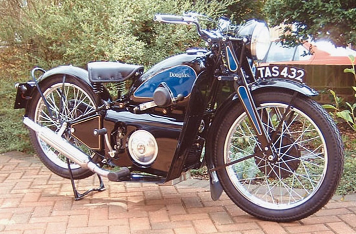 Douglas Bantam motorcycle, 1935