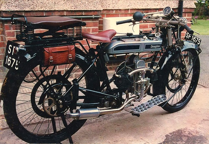 Douglas Model CW motorcycle, 1925