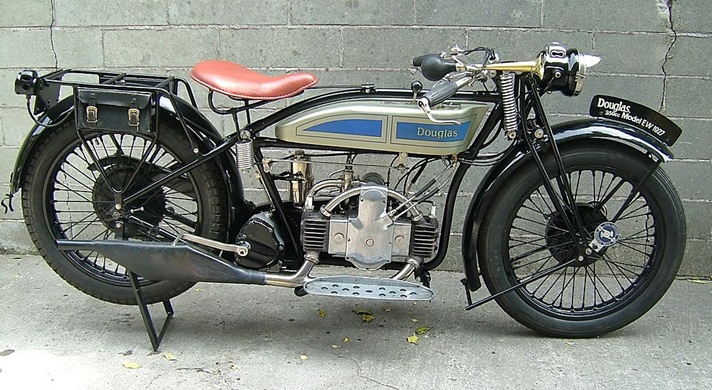 Douglas Model EW motorcycle, 1927