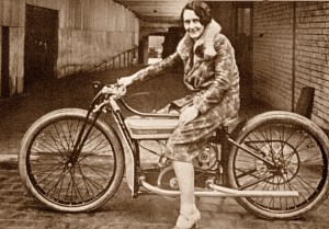 Fay Taylor, Speedway star on a Douglas
