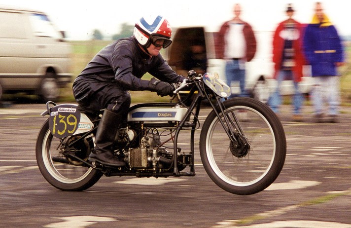 Henry Body, Douglas sprinter in action