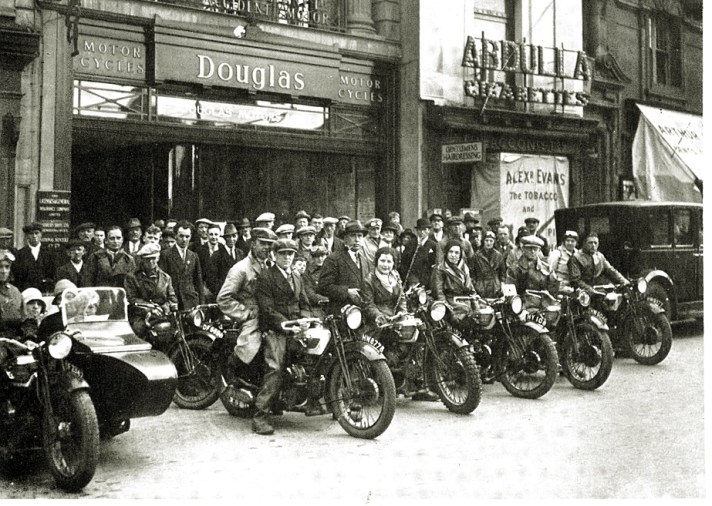 Douglas Motorcycles Bristol showroom, 1930s