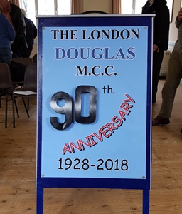 90th anniversary of the London Douglas Motor Cycle Club