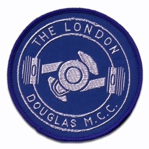 Douglas Motorcycle Club Woven Badge