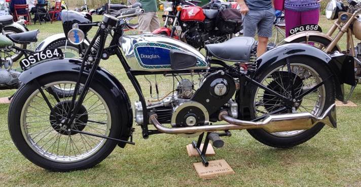 Douglas G31 600 OHV Motorcycle, 1931 Nearside