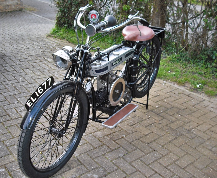 Douglas Model V Motorcycle 1916