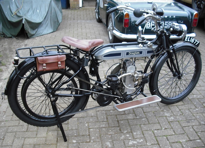 Douglas Model V Motorcycle 1916