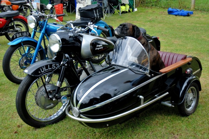 Douglas Dragonfly with Steib sports sidecar