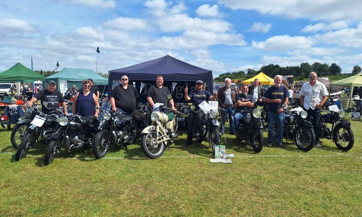 Douglas Motorcycles at Popham Mega Meet